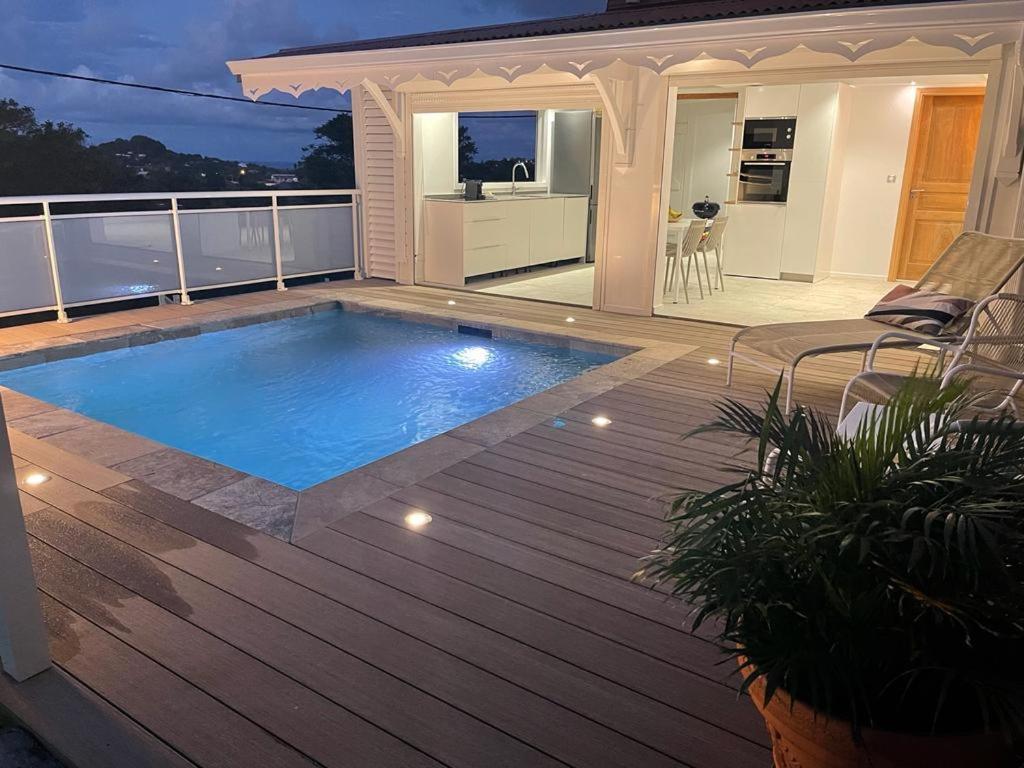 Les Appart Villa Sunbay Caraibes Avec Piscine Privative Vue Mer Et Montagne Ле-Франсуа Екстер'єр фото