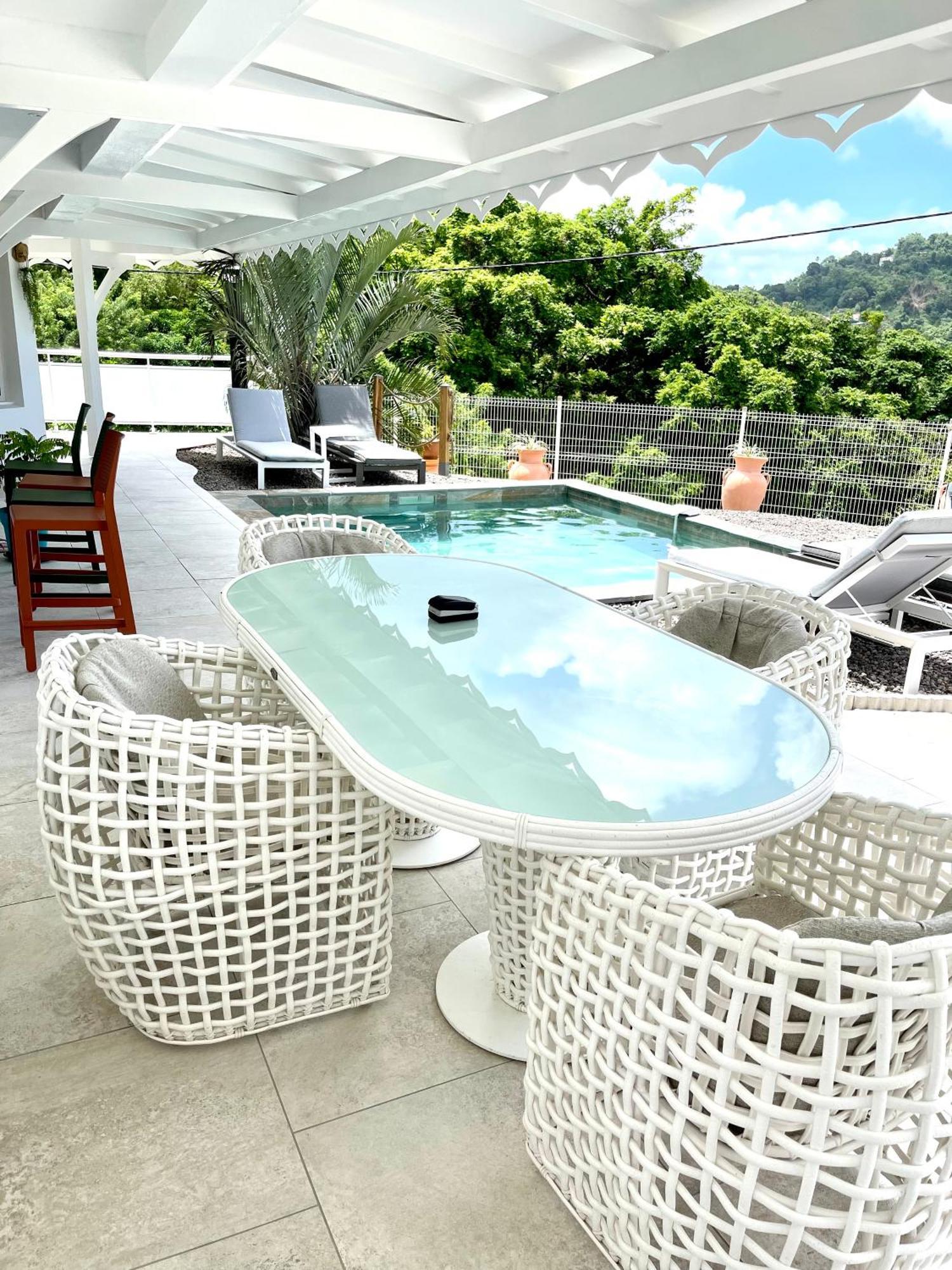 Les Appart Villa Sunbay Caraibes Avec Piscine Privative Vue Mer Et Montagne Ле-Франсуа Екстер'єр фото